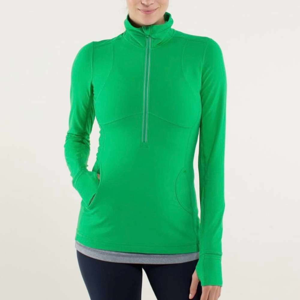 Lululemon Star Runner Pullover Lace Details W3C22S Green 4 | Active